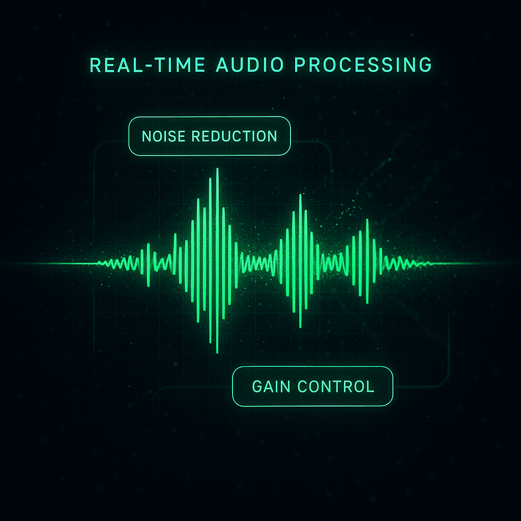 Real-time Audio Processing in Audora